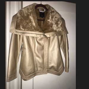 Brand new never been worn faux leather jacket